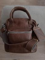 Cowboy bag en cuir beige moyen, Ophalen of Verzenden, Zo goed als nieuw, Beige, Leer