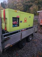 Pramac 30 kVA, Doe-het-zelf en Bouw, Aggregaten, Gebruikt, Dieselolie, Geluidgedempt, Ophalen of Verzenden