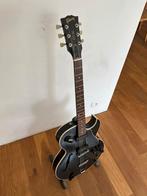 Gibson ES-135 (1995) — Zwart — P-100 — Originele behuizing, Muziek en Instrumenten, Ophalen of Verzenden, Gebruikt, Hollow body