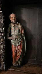 Antiek 16e eeuws houten eiken beeld, Antiquités & Art, Antiquités | Objets religieux, Enlèvement ou Envoi