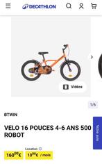 Vélo enfant 16 pouce 4-6 ans, Vélos & Vélomoteurs, Enlèvement, Comme neuf, 16 à 20 pouces, Decathlon Btwin