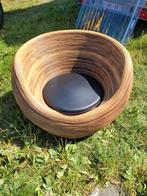 Habitat ronde fauteuil van rotan, Ophalen