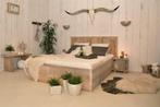 2-persoonsbed Stef van steigerhout vanaf 455, 90 cm, Steigerhout, Nieuw, Ophalen of Verzenden