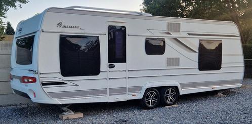 Fendt Diamant Black 650, Caravans en Kamperen, Caravans, Particulier, Fendt, Airco, Douche, Radio, Ophalen