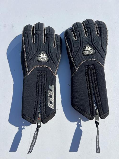 Duikhandschoenen - Waterdicht G1 - 7 mm - Small, Watersport en Boten, Duiken, Zo goed als nieuw, Duikpak, Ophalen of Verzenden