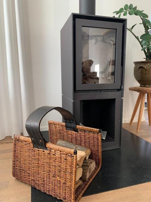houtmand, Huis en Inrichting, Woonaccessoires | Schalen en Manden, Gebruikt, Mand, Rechthoekig, Overige materialen, Ophalen