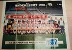 Voetbal poster Standard en Anderlecht 1981-82, Collections, Articles de Sport & Football, Comme neuf, Enlèvement ou Envoi