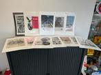 Oude reclame posters jaren 30, Verzamelen, Posters, A4 of kleiner, Ophalen of Verzenden, Reclame, Rechthoekig Staand