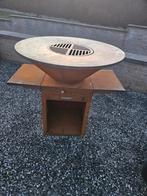 BBQ plancha cortenstaal 100cm met extra dikke bakplaat, Ophalen, Nieuw