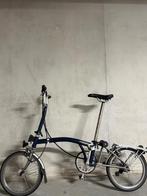 brompton tempest blue full titanium M6R 6 Vitesses Lumière, Vitesses, Brompton, Comme neuf, Enlèvement