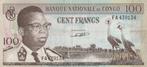 100 FRANCS CONGOLAIS 1962, Enlèvement ou Envoi, Billets en vrac