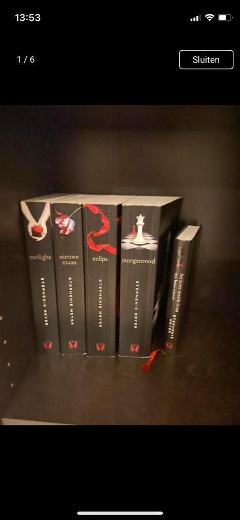 Boekenreek Twilight, Boeken, Fantasy, Zo goed als nieuw, Ophalen