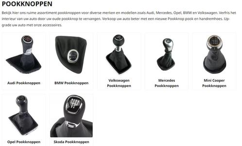 BMW Pookknoppen nieuw te koop! Div. Soorten zie foto's Site!, Autos : Divers, Accessoires de voiture, Neuf, Envoi