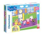 Peppa Pig Vloerpuzzel - 40 stukjes - Clementoni, Kinderen en Baby's, Speelgoed | Kinderpuzzels, Nieuw, 10 tot 50 stukjes, Ophalen of Verzenden
