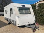 Caravelair 475, mover, voortent, rondzit, fransbed, Caravans en Kamperen, Caravans, Frans bed, Bedrijf, Caravelair, Tot en met 4
