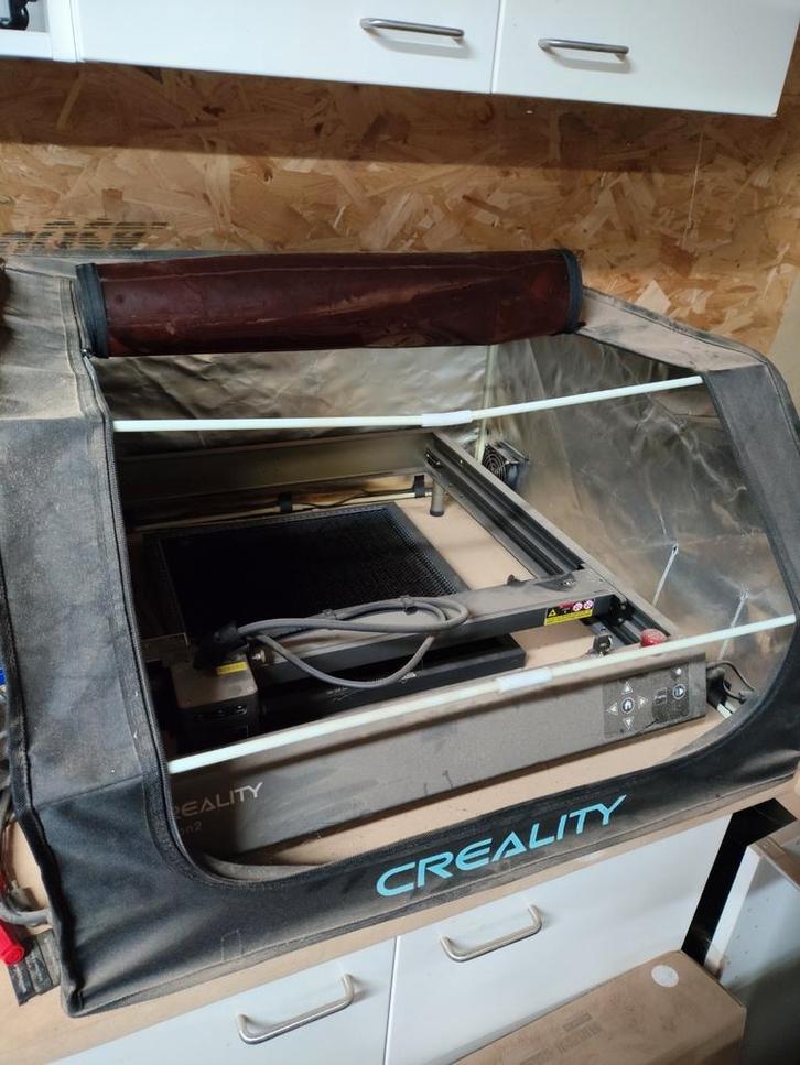 Graveur laser creality falcon2 22w avec accessoires, Computers en Software, 3D Printers, Zo goed als nieuw, Ophalen