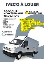 Iveco Daily a louer, Autos, Camionnettes & Utilitaires, 4 portes, Tissu, Iveco, Achat