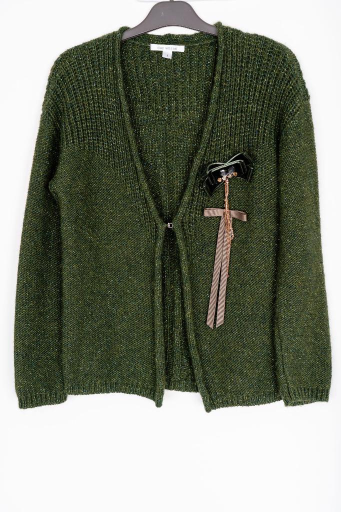 Cardigan, merk due amanti, maat 1, als nieuw., Kleding | Dames, Truien en Vesten, Zo goed als nieuw, Maat 34 (XS) of kleiner, Groen