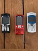 3 oude Sony Ericsson mobiele telefoons, Telecommunicatie