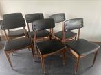 6 vintage stoelen, Ophalen, Hout
