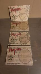 4 bierviltjes van hopus voor & achter kant zie foto's, Verzamelen, Biermerken, Ophalen of Verzenden