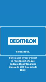 Bon cadeau décathlon 200€, Tickets & Billets, Événements & Festivals