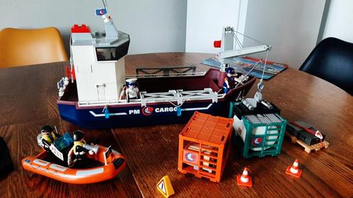 playmobil cargoboot, Kinderen en Baby's, Speelgoed | Playmobil, Zo goed als nieuw, Ophalen