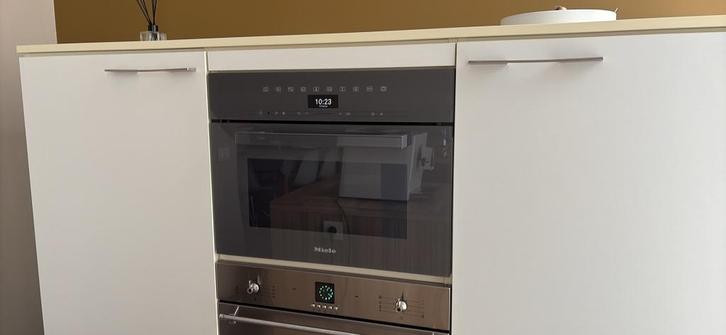 Miele Stoomoven DGM 7440 grafietgrijs, Elektronische apparatuur, Ovens, Zo goed als nieuw, Inbouw, 45 tot 60 cm, 45 tot 60 cm