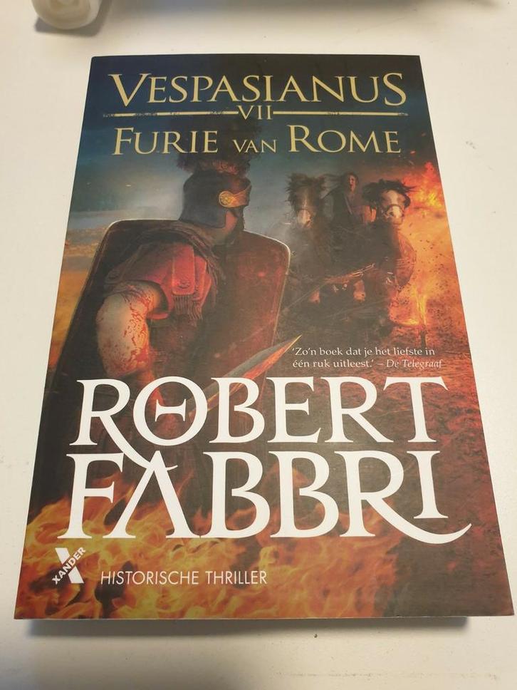 Robert Fabbri - Furie van Rome. VESPASIANUS DEEL VII 7 4e Dr, Boeken, Thrillers, Zo goed als nieuw, Ophalen of Verzenden