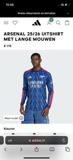 Arsenal 25/26 uitshirt lange mouwen players version, Verzenden, Zo goed als nieuw