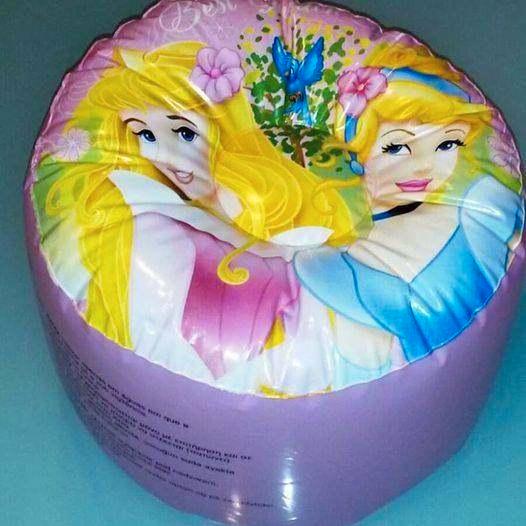 Pouf gonflable Princesses Disney / Etat neuf, Collections, Disney, Enlèvement ou Envoi
