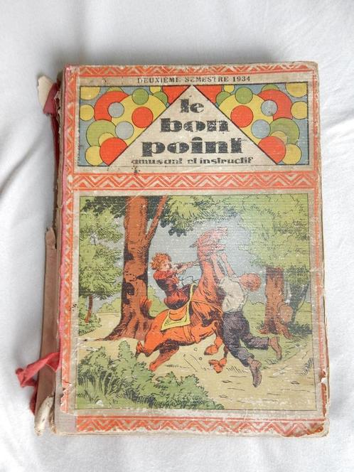 Het goede punt: strips / tijdschriften 1934 Albin Michel, Boeken, Stripverhalen, Gelezen, Meerdere stripboeken, Ophalen of Verzenden