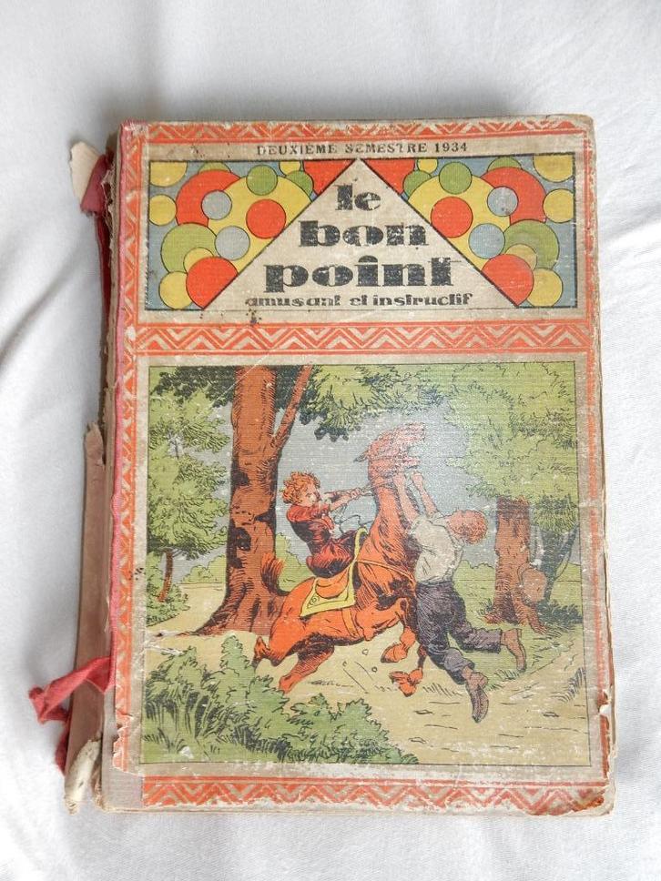 Het goede punt: strips / tijdschriften 1934 Albin Michel, Boeken, Stripverhalen, Gelezen, Meerdere stripboeken, Ophalen of Verzenden