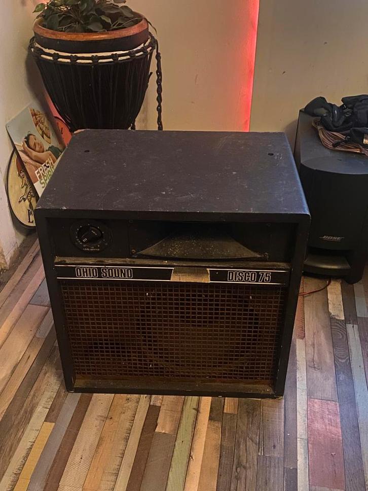 ohio sound disco 75, Audio, Tv en Foto, Luidsprekerboxen, Zo goed als nieuw, Ophalen
