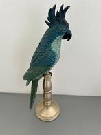 Decoratie papegaai blauw, Huis en Inrichting, Woonaccessoires | Overige, Ophalen of Verzenden, Zo goed als nieuw