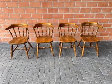 4 massief beuken stoelen / goede staat  beschikbaar voor biedingen