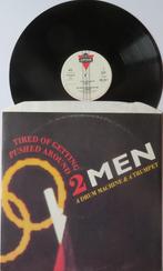 Two Men a drum machine and a trumpet - Tired of getting..., Ophalen of Verzenden, 1980 tot 2000, Gebruikt, 12 inch
