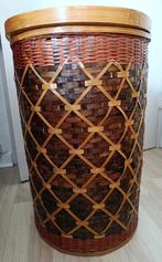 Panier à linge, en bambou ∅ 36 H52, Maison & Meubles, Enlèvement, Utilisé, Panier