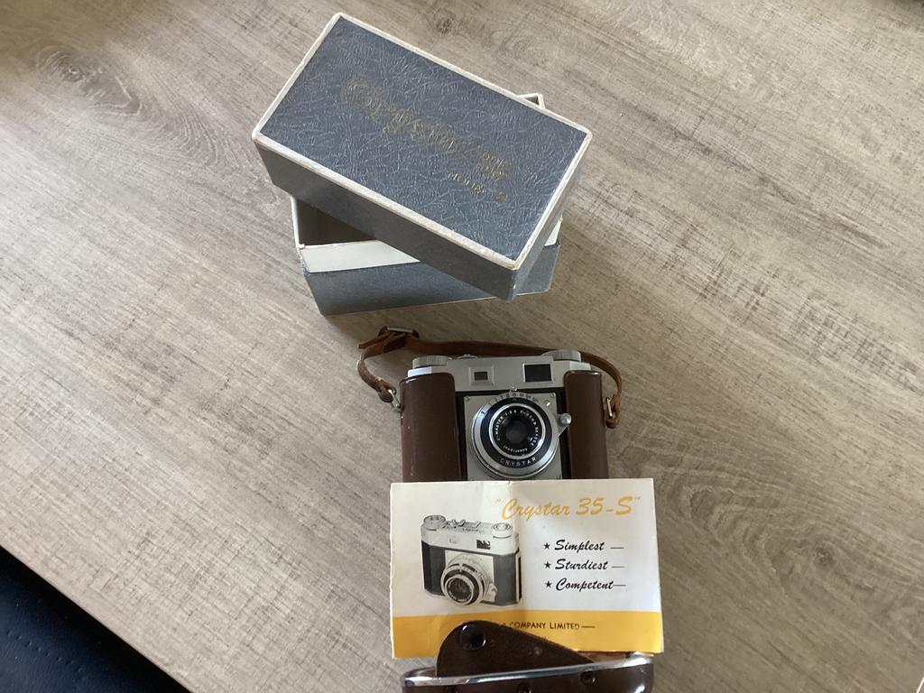 Oud fototoestel in perfecte staat, Enlèvement, 1940 à 1960, Appareils photo