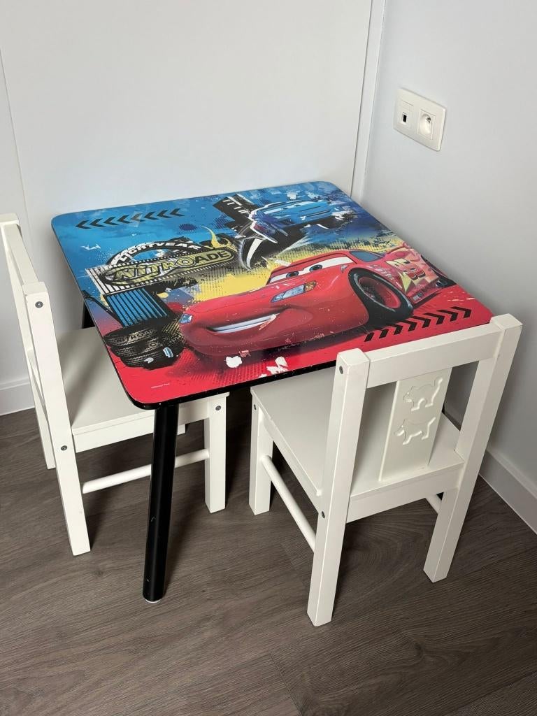 Tafeltje en stoelen, Enfants & Bébés, Chambre d'enfant | Tables & Chaises, Enlèvement, Utilisé, Chaise(s)