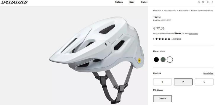 SPECIALIZED Tactic 4 NTA helm, Fietsen en Brommers, Fietsaccessoires | Fietshelmen, Nieuw, M, Ophalen of Verzenden