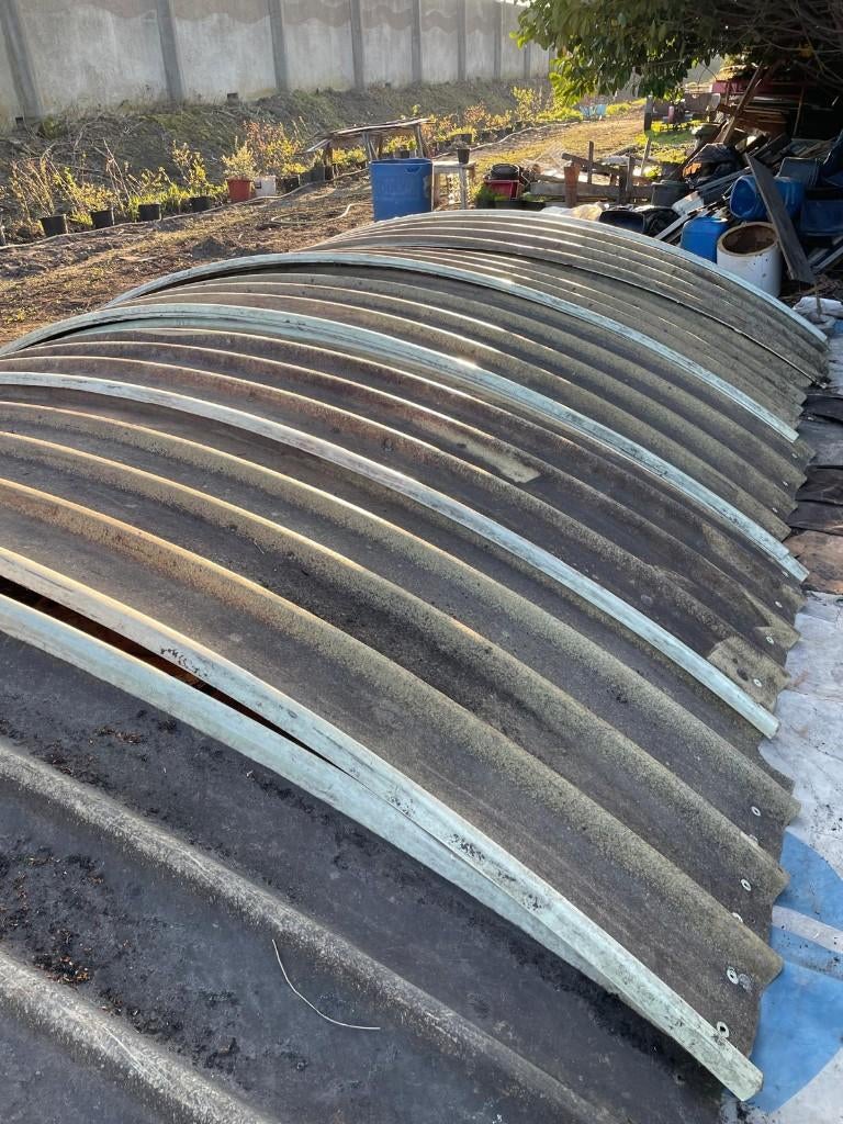 Polyster dak panelen, Doe-het-zelf en Bouw, Ophalen, Gebruikt