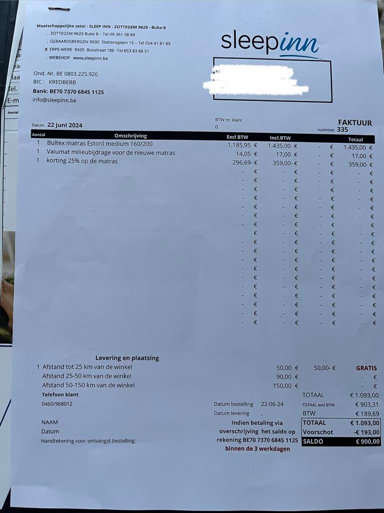 Bultex matras nieuw 160x200, Informatique & Logiciels, Systèmes d'exploitation, Enlèvement, Comme neuf