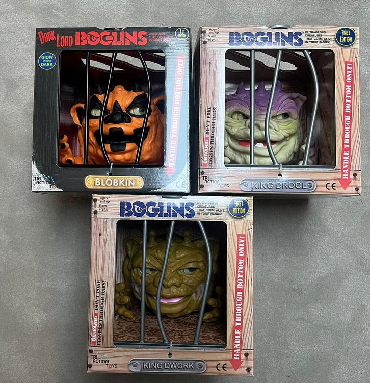 Lot 3 Boglins First Edition Blobkin Droolo Dwork, Hobby & Loisirs créatifs, Jeux de cartes à collectionner | Yu-gi-Oh!, Comme neuf