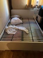 Ikea bed askvoll!, Huis en Inrichting, Slaapkamer | Bedden, Ophalen, Wit, Steigerhout, Tweepersoons