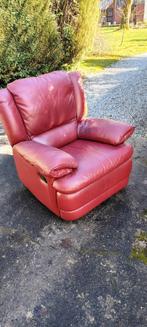 Fauteuil relax cuir tournant, Enlèvement, Cuir