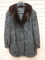 Echte Astrakan Bontjas J.Godts, Maat 38/40 (M), J.Godts, Zwart, Ophalen of Verzenden