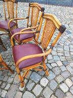 Set van 5 rotan tuinstoelen, Tuin en Terras, Ophalen, Gebruikt, Rotan