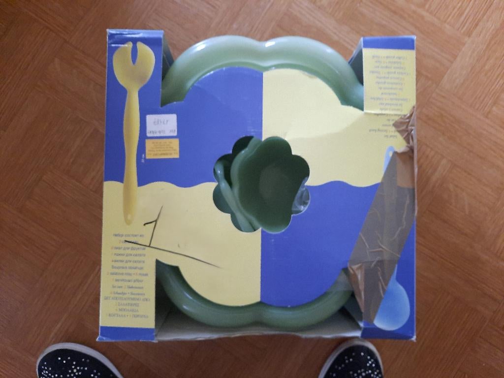 10 delig sla sierset splinternieuw heel mooi in dikke pvc, Ophalen of Verzenden, Nieuw