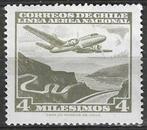 Chili 1960/1964 - Yvert 194PA - Vliegtuig en Snelweg (PF), Verzenden, Postfris